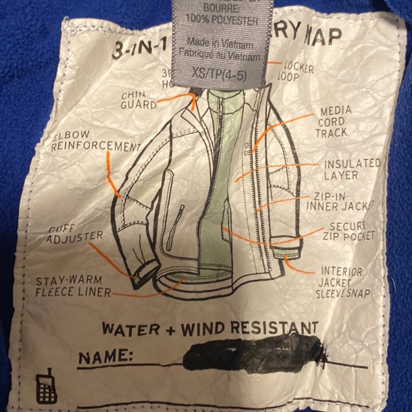 C9Champion kids 3 -IN-1 coat size XS/TP (4-5) - Picture 8 of 13